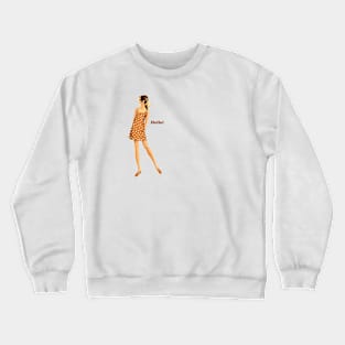 Girl says Hello! Crewneck Sweatshirt